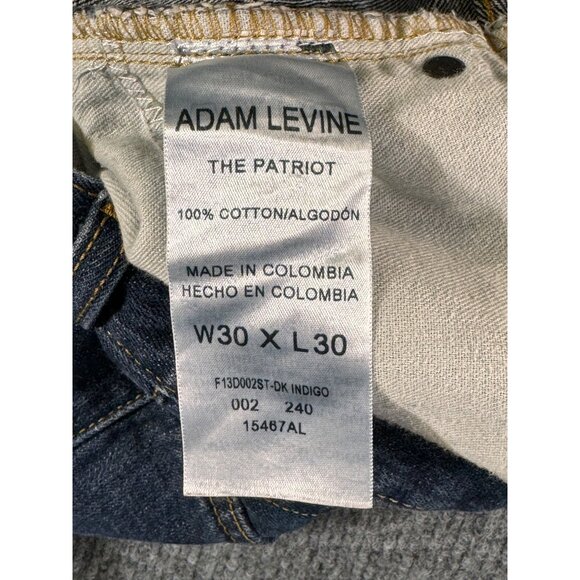 Adam Levine Mens W30 x L30 denim blue jeans missing rear patch in the back - Picture 5 of 16